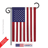 USA - Nationality Flags of the World Vertical Impressions Decorative Flags HG108184 Printed In USA