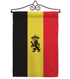 Belgium - Nationality Flags of the World Vertical Impressions Decorative Flags HG108098 Made In USA
