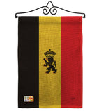 Belgium - Nationality Flags of the World Vertical Impressions Decorative Flags HG108098 Made In USA