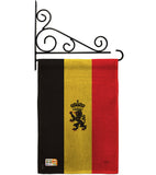 Belgium - Nationality Flags of the World Vertical Impressions Decorative Flags HG108098 Made In USA