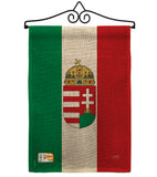 Hungary - Nationality Flags of the World Vertical Impressions Decorative Flags HG108123 Made In USA