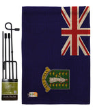British Virgin Islands - Nationality Flags of the World Vertical Impressions Decorative Flags HG140036 Made In USA