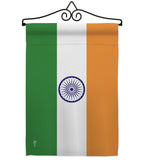 India - Nationality Flags of the World Vertical Impressions Decorative Flags HG140108 Made In USA