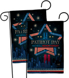 We Will Never Forget - Patriotic Americana Horizontal Impressions Decorative Flags HG130396 Made In USA