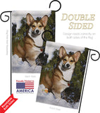 Corgi - Pets Nature Vertical Impressions Decorative Flags HG110088 Made In USA