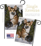 Corgi - Pets Nature Vertical Impressions Decorative Flags HG110088 Made In USA