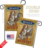 Beagle Brewery - Pets Nature Vertical Impressions Decorative Flags HG110101 Made In USA