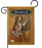 Beagle Brewery - Pets Nature Vertical Impressions Decorative Flags HG110101 Made In USA