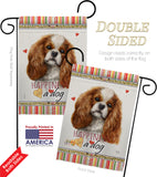 Comforter Spaniel Happiness - Pets Nature Vertical Impressions Decorative Flags HG110134 Made In USA