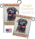 Labrador Happiness - Pets Nature Vertical Impressions Decorative Flags HG110193 Made In USA