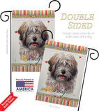 Tibetan Terrier Happiness - Pets Nature Vertical Impressions Decorative Flags HG110228 Made In USA