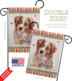 Red Australian Shepherd Happiness - Pets Nature Vertical Impressions Decorative Flags HG110241 Made In USA