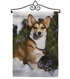 Corgi - Pets Nature Vertical Impressions Decorative Flags HG110088 Made In USA