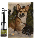 Corgi - Pets Nature Vertical Impressions Decorative Flags HG110088 Made In USA