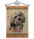 Havanese Happiness - Pets Nature Vertical Impressions Decorative Flags HG110185 Made In USA