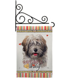 Tibetan Terrier Happiness - Pets Nature Vertical Impressions Decorative Flags HG110228 Made In USA
