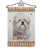 Lhasa Apso Happiness - Pets Nature Vertical Impressions Decorative Flags HG110236 Made In USA