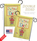 School Days - School & Education Special Occasion Vertical Impressions Decorative Flags HG115105 Made In USA