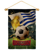 World Cup Uruguay - Sports Interests Vertical Impressions Decorative Flags HG190147 Made In USA