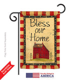 Bless Our Home - Sweet Home Inspirational Vertical Impressions Decorative Flags HG100069 Printed In USA