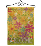Welcome Daisy Garden - Sweet Home Inspirational Vertical Impressions Decorative Flags HG100052 Made In USA