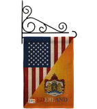 US Dutch Friendship - US Friendship Flags of the World Vertical Impressions Decorative Flags HG108384 Made In USA