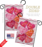 Love Together Forever - Valentines Spring Vertical Impressions Decorative Flags HG101055 Made In USA
