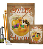My Bee Sweet Home - Bugs & Frogs Garden Friends Vertical Impressions Decorative Flags HG104094 Made In USA