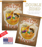 My Bee Sweet Home - Bugs & Frogs Garden Friends Vertical Impressions Decorative Flags HG104094 Made In USA