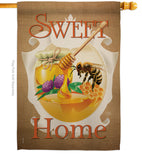 My Bee Sweet Home - Bugs & Frogs Garden Friends Vertical Impressions Decorative Flags HG104094 Made In USA