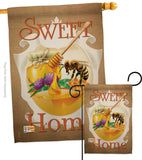 My Bee Sweet Home - Bugs & Frogs Garden Friends Vertical Impressions Decorative Flags HG104094 Made In USA