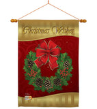 Christmas Wishes - Christmas Winter Vertical Impressions Decorative Flags HG114078 Imported