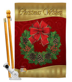 Christmas Wishes - Christmas Winter Vertical Impressions Decorative Flags HG114078 Imported