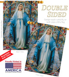 Our Lady of Grace - Faith & Religious Inspirational Vertical Impressions Decorative Flags HG192083 Made In USA