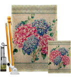 Hydrogens Burlap - Floral Spring Vertical Impressions Decorative Flags HG104139 Made In USA