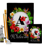 Tropical A - Floral Spring Vertical Impressions Decorative Flags HG130261 Made In USA