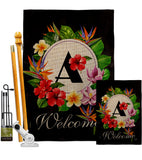 Tropical A - Floral Spring Vertical Impressions Decorative Flags HG130261 Made In USA