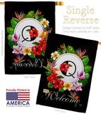 Tropical Q - Floral Spring Vertical Impressions Decorative Flags HG130277 Made In USA