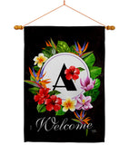 Tropical A - Floral Spring Vertical Impressions Decorative Flags HG130261 Made In USA