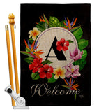 Tropical A - Floral Spring Vertical Impressions Decorative Flags HG130261 Made In USA