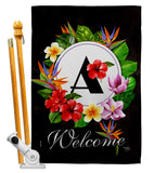 Tropical A - Floral Spring Vertical Impressions Decorative Flags HG130261 Made In USA