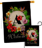 Tropical A - Floral Spring Vertical Impressions Decorative Flags HG130261 Made In USA