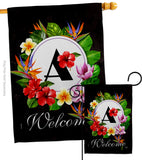 Tropical A - Floral Spring Vertical Impressions Decorative Flags HG130261 Made In USA