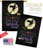 Star Bright - Halloween Fall Vertical Impressions Decorative Flags HG112073 Made In USA