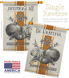 Autumn Farmhouse - Harvest & Autumn Fall Vertical Impressions Decorative Flags HG113097 Made In USA