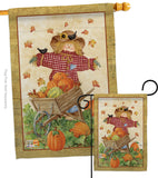 Scarecrow - Harvest & Autumn Fall Vertical Impressions Decorative Flags HG113043 Made In USA
