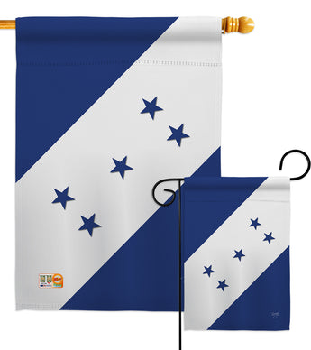 Honduras - Nationality Flags of the World Vertical Impressions Decorative Flags HG108152 Made In USA