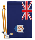 Anguilla - Nationality Flags of the World Vertical Impressions Decorative Flags HG140008 Made In USA