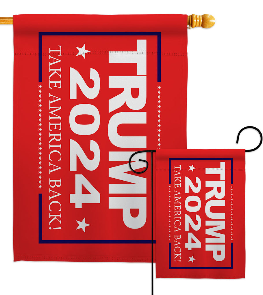 Trump Take America Back 2024 Patriotic Americana Vertical Impression – 