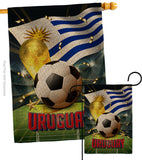 World Cup Uruguay - Sports Interests Vertical Impressions Decorative Flags HG190147 Made In USA